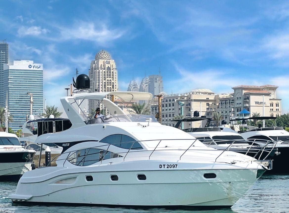 Luxury 52ft Yacht Rental Dubai Marina