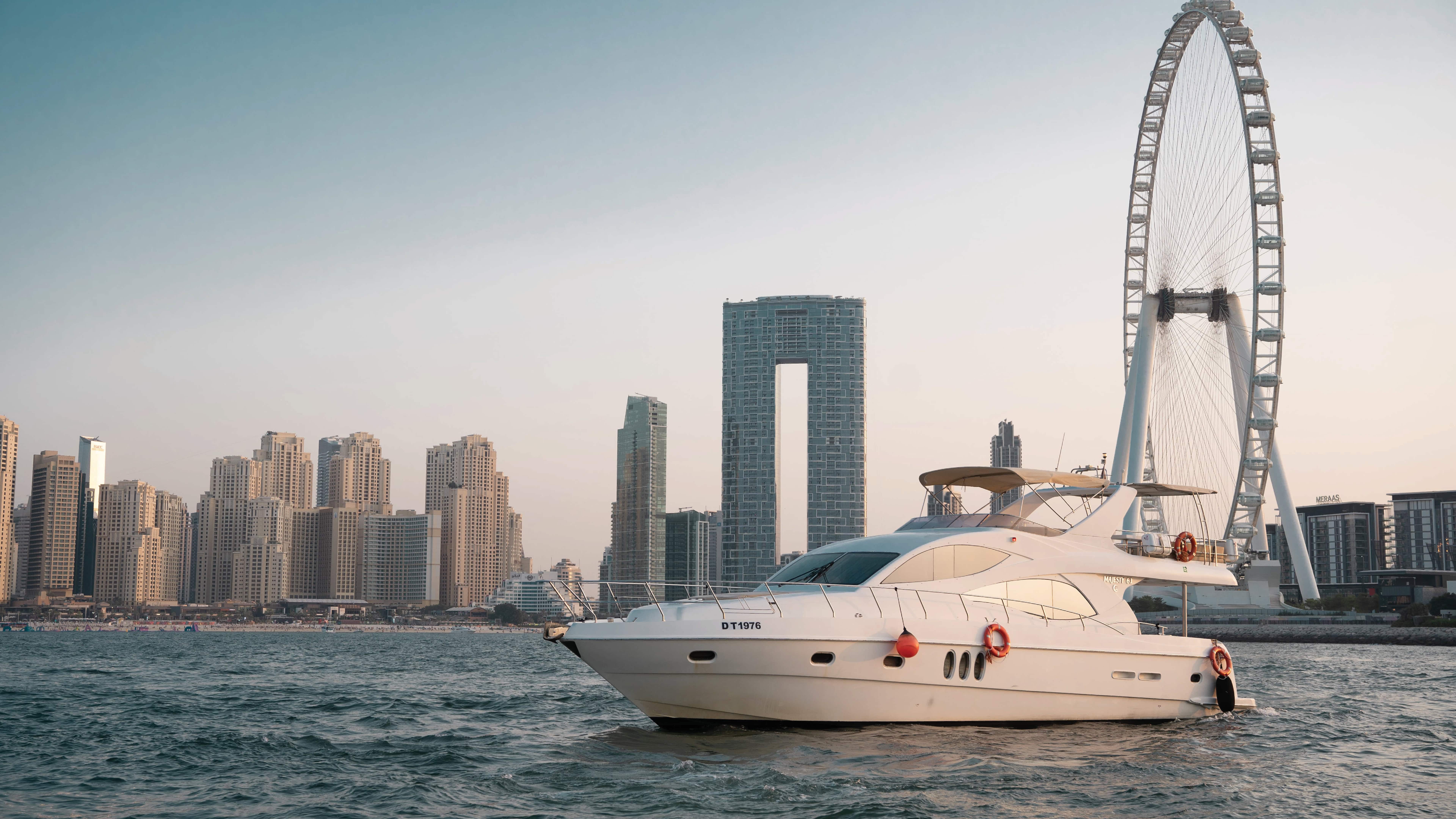 Luxury 61ft Yacht Rental Dubai Marina