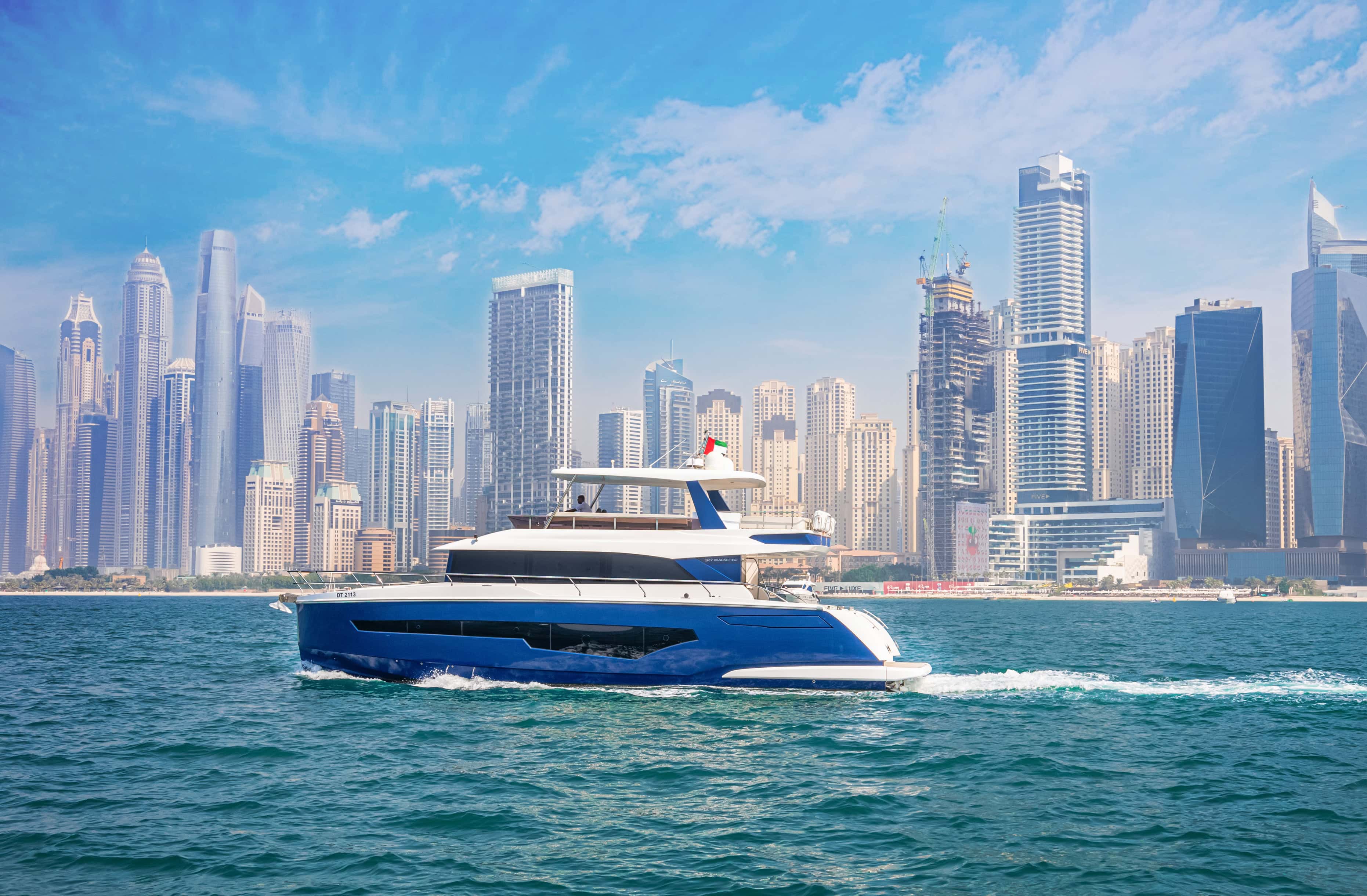 Luxury 62ft Yacht Rental Dubai Marina