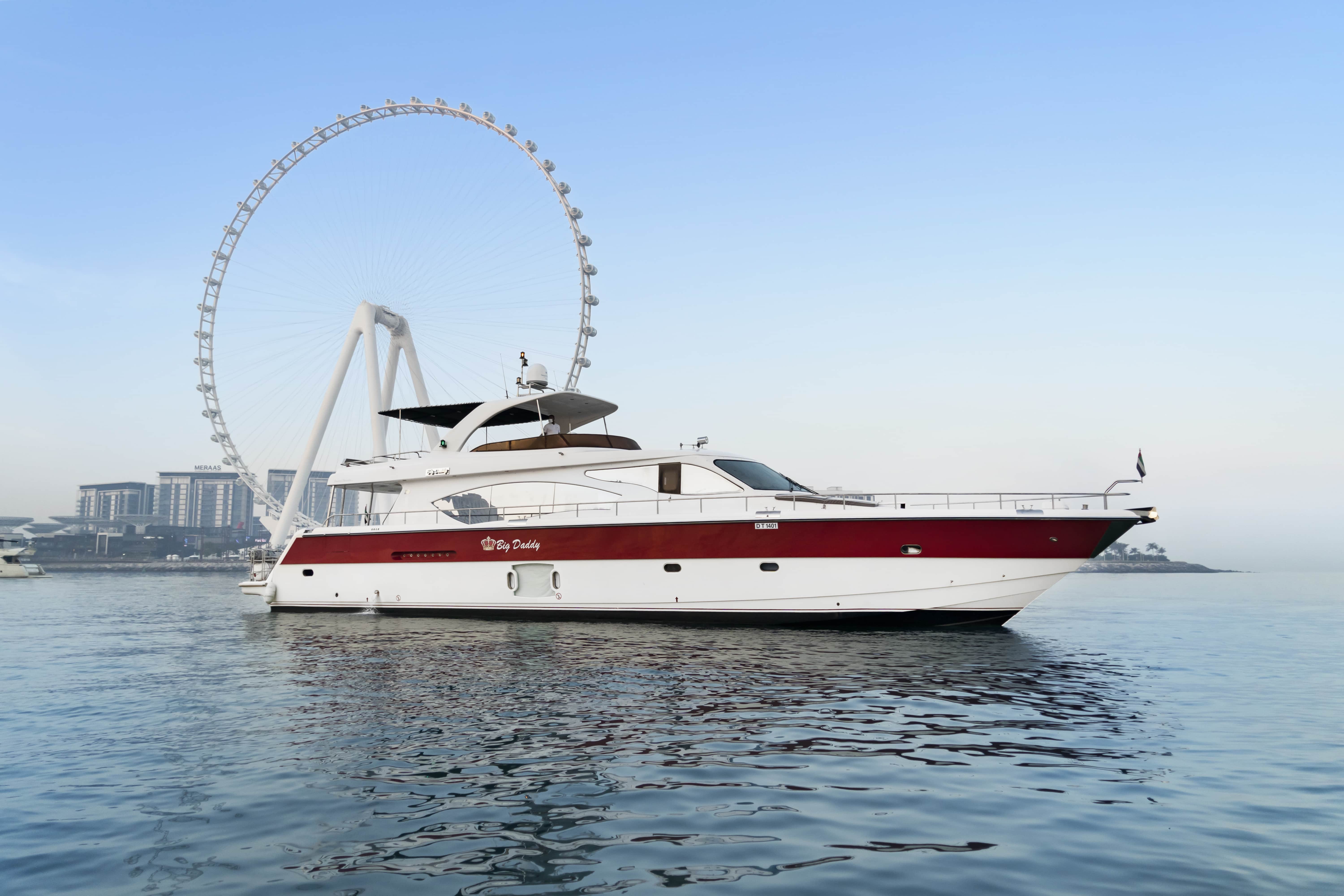 Luxury 90ft Yacht Rental Dubai Marina