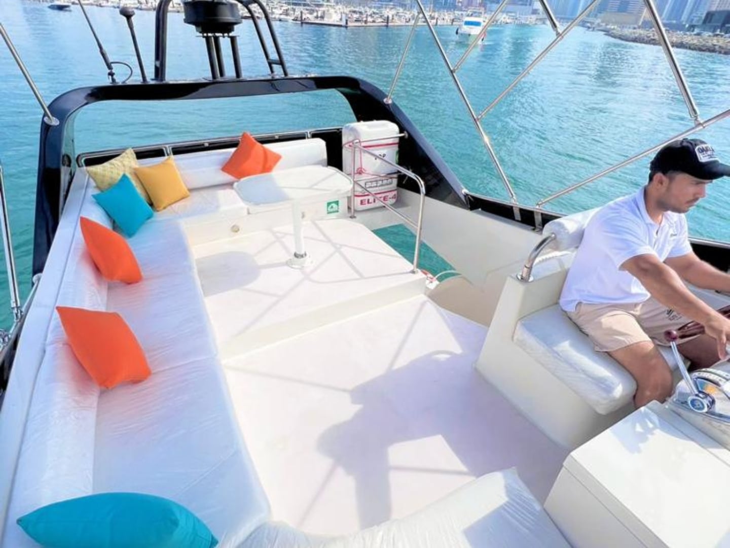 Luxury 48ft Yacht Rental Dubai Marina