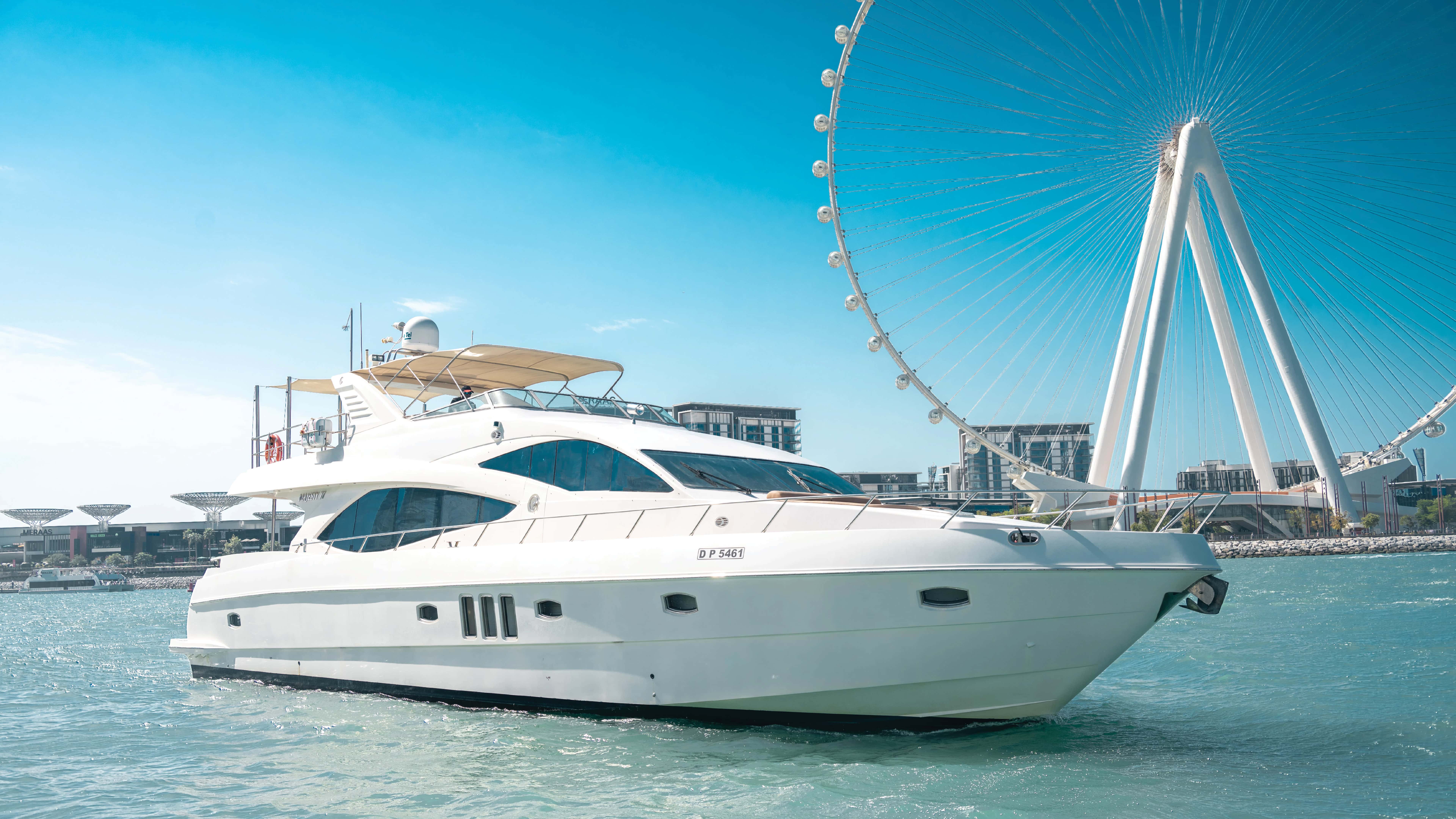 Luxury 77ft Yacht Rental Dubai Marina