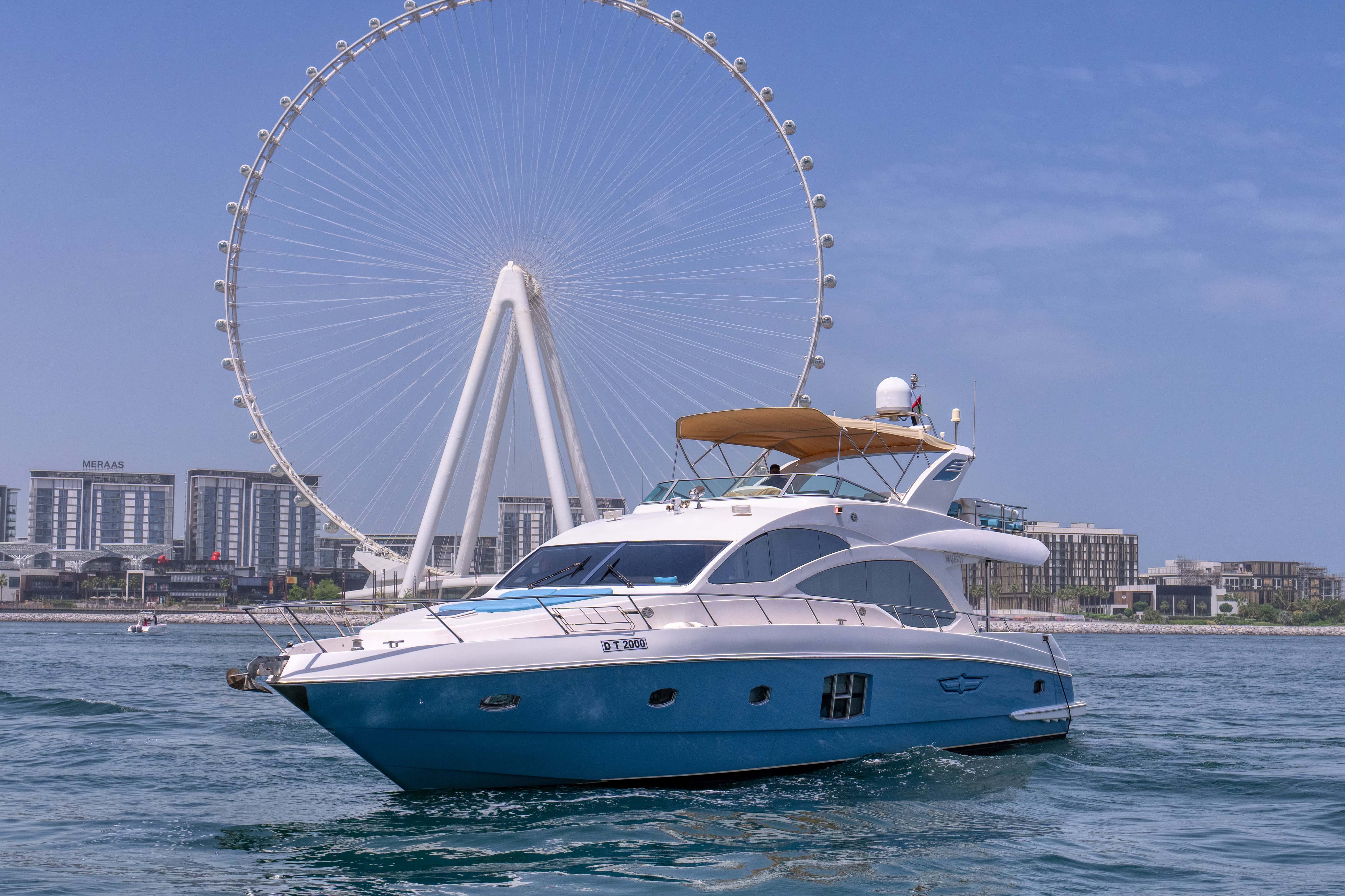 Luxury 64ft Yacht Rental Dubai Marina