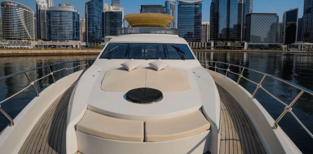 Luxury 80ft Yacht Rental Dubai Marina