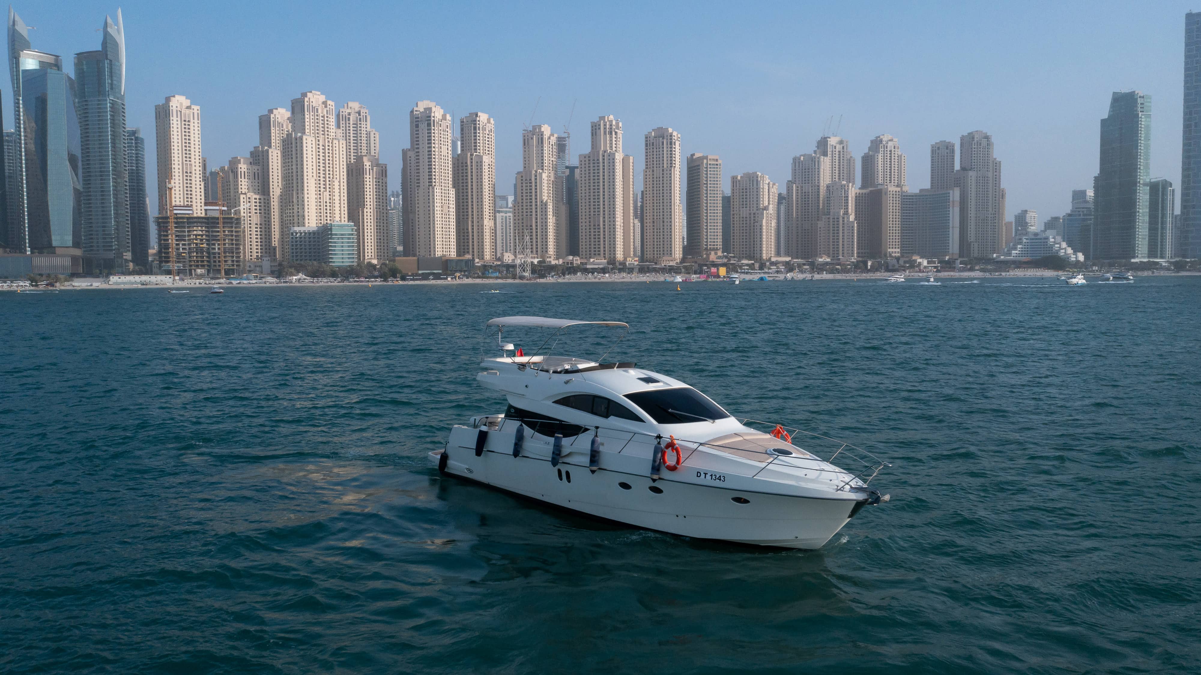 Luxury 55ft Yacht Rental Dubai Marina
