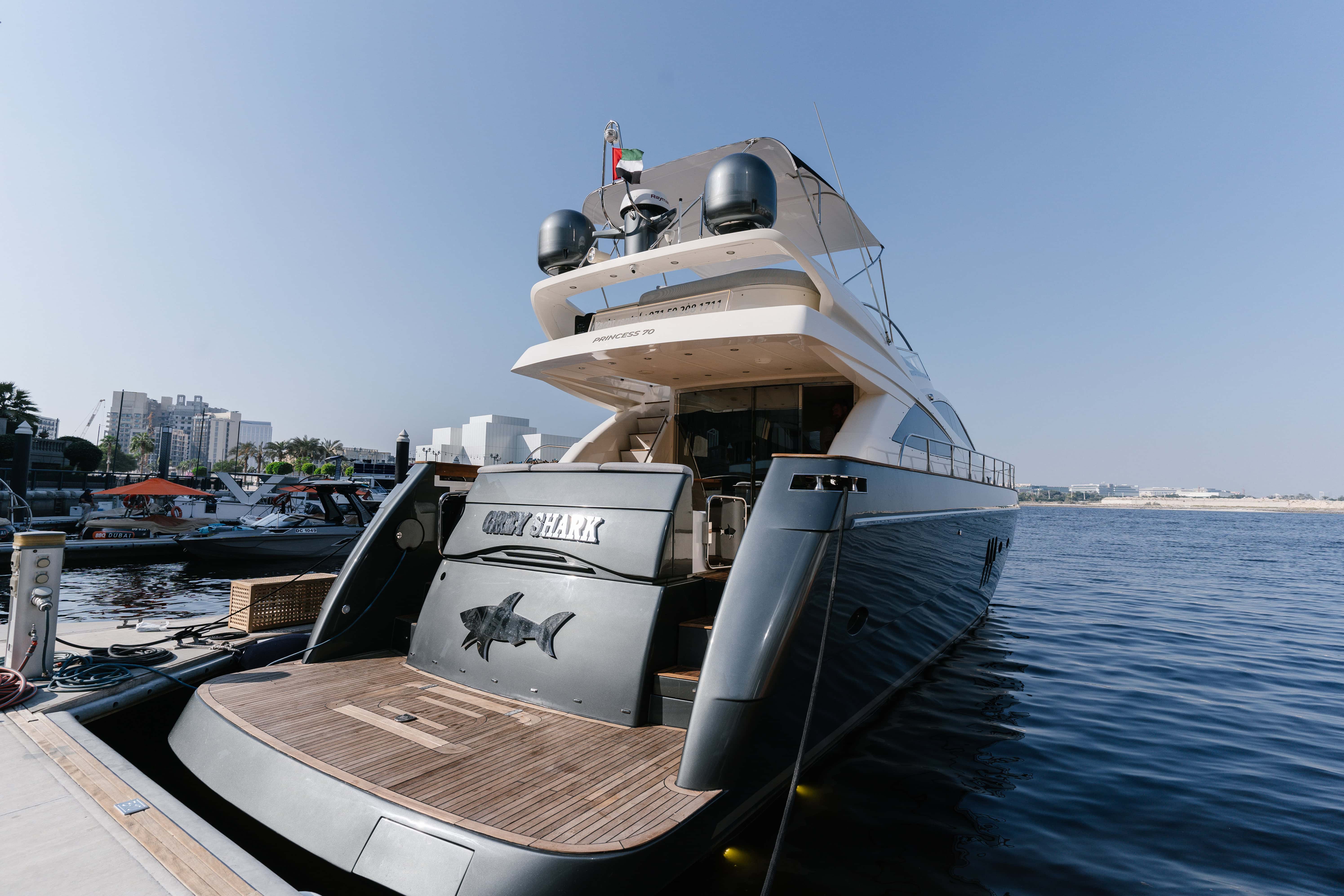 Luxury 70ft Yacht Rental Dubai Marina