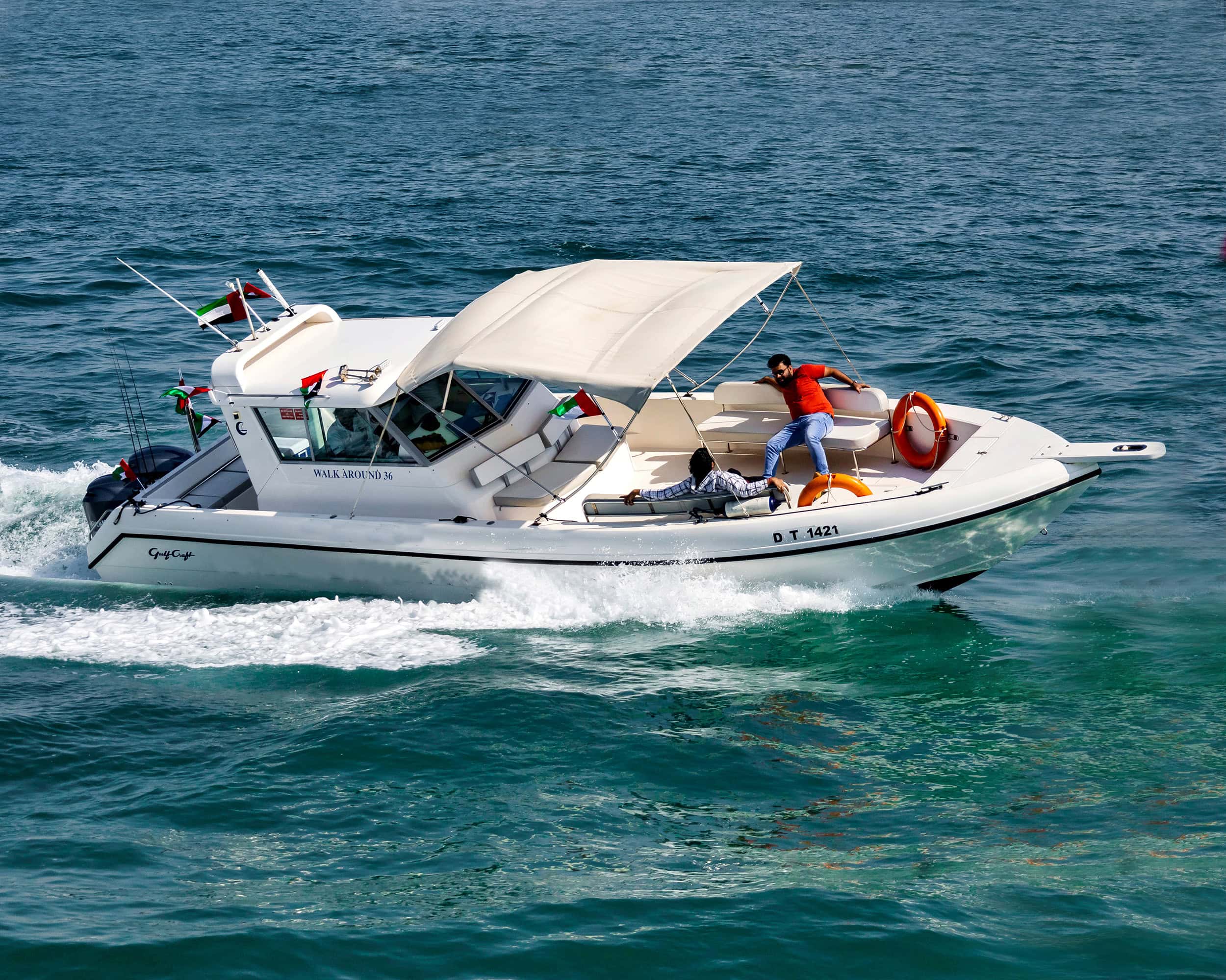 Luxury 36ft Yacht Rental Dubai Marina