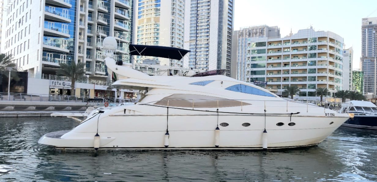 Luxury 58ft Yacht Rental Dubai Marina