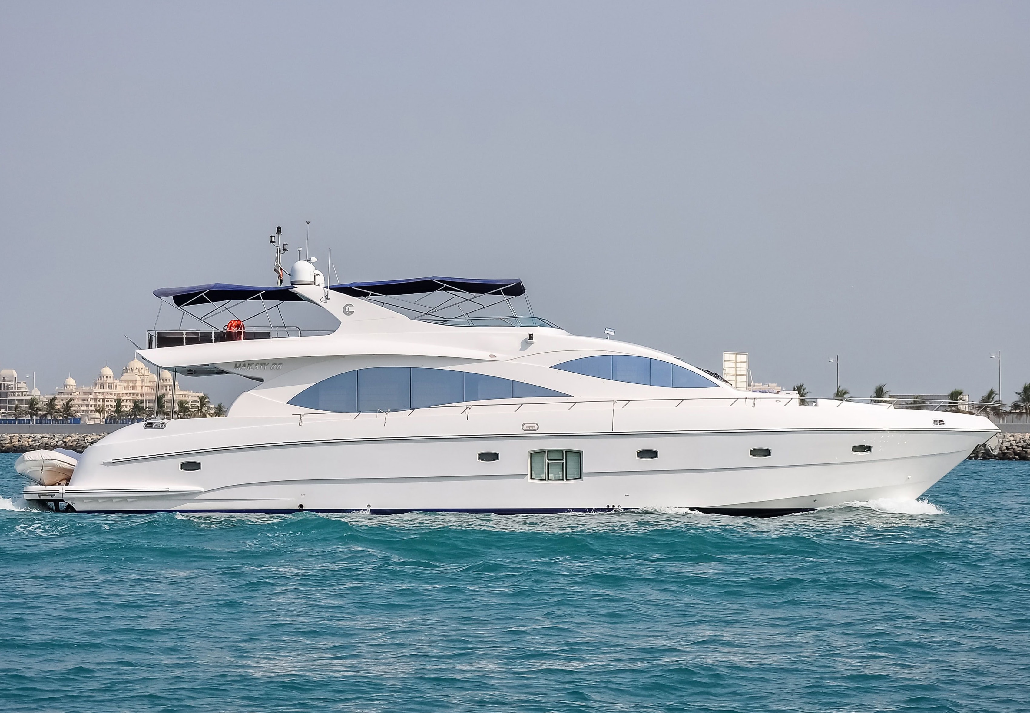 Luxury 88ft Yacht Rental Dubai Marina