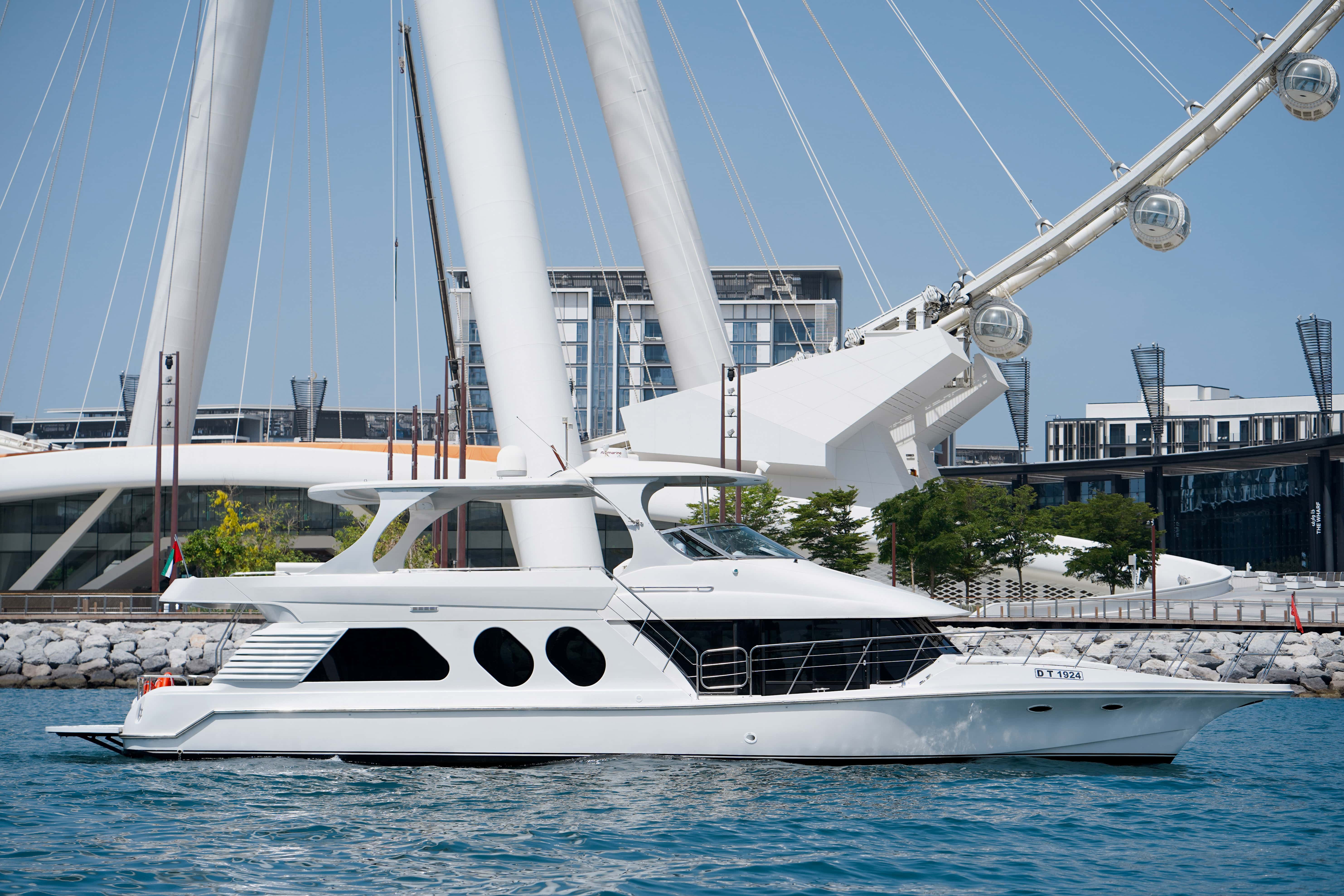 Luxury 64ft Yacht Rental Dubai Marina