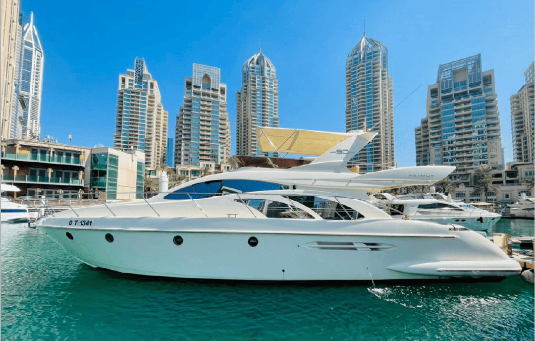 Luxury 50ft Yacht Rental Dubai Marina