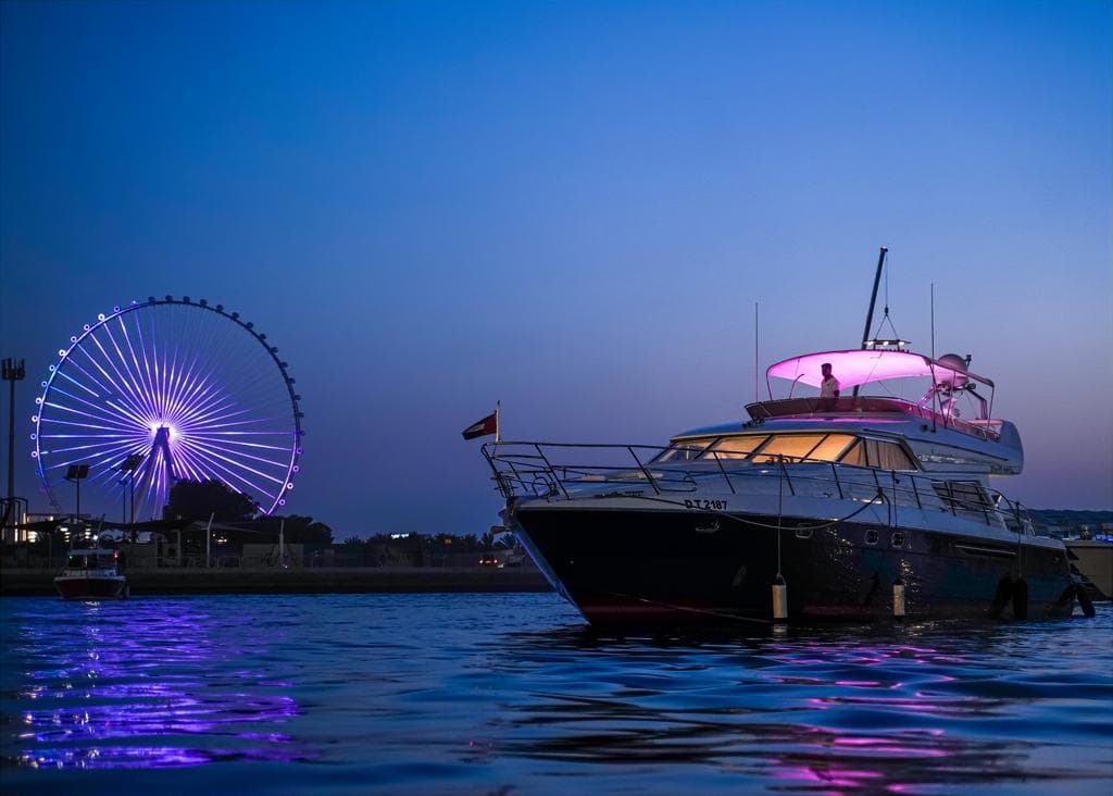 Luxury 65ft Yacht Rental Dubai Marina