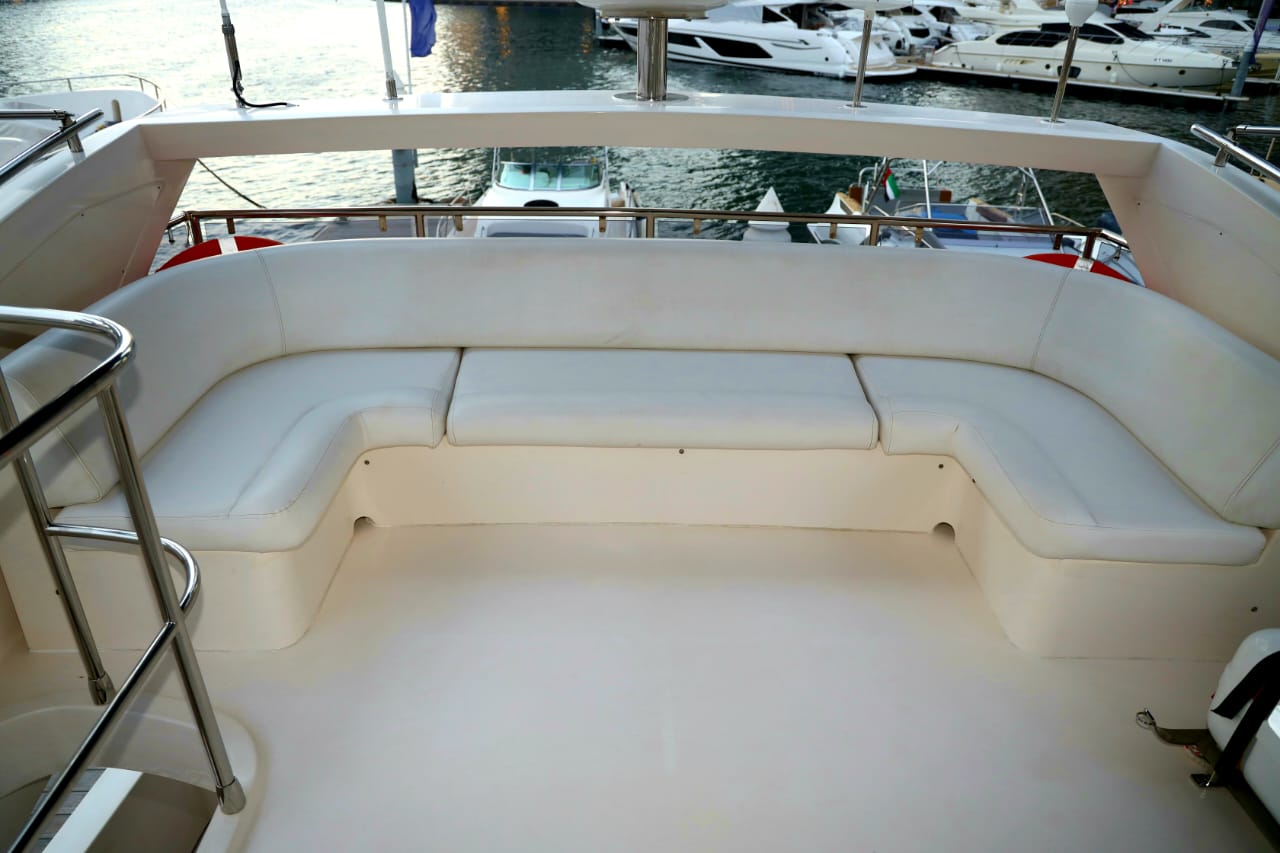 Luxury 56ft Yacht Rental Dubai Marina