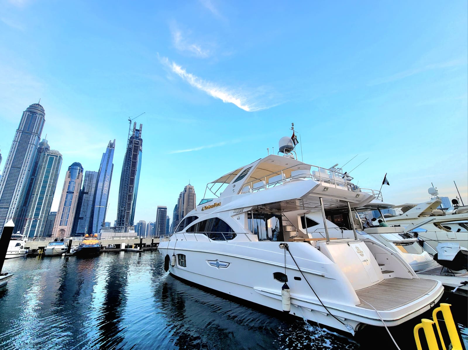 Luxury 63ft Yacht Rental Dubai Marina