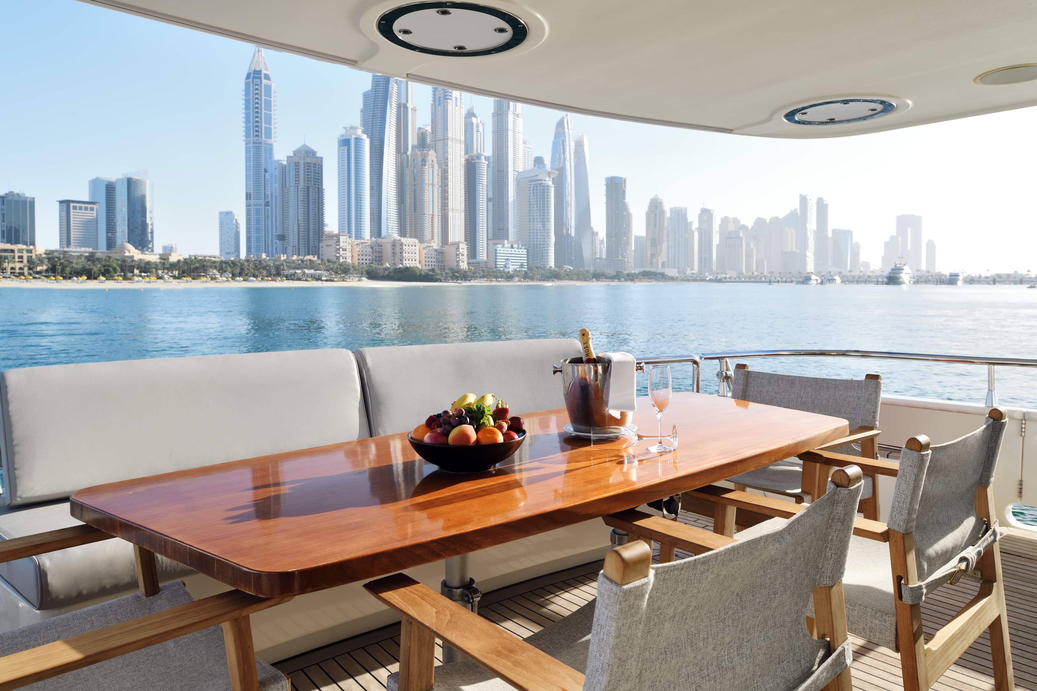 Luxury 90ft Yacht Rental Dubai Marina