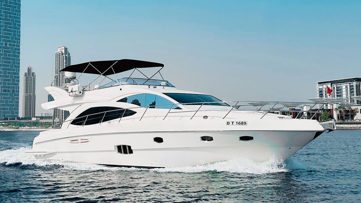Luxury 62ft Yacht Rental Dubai Marina