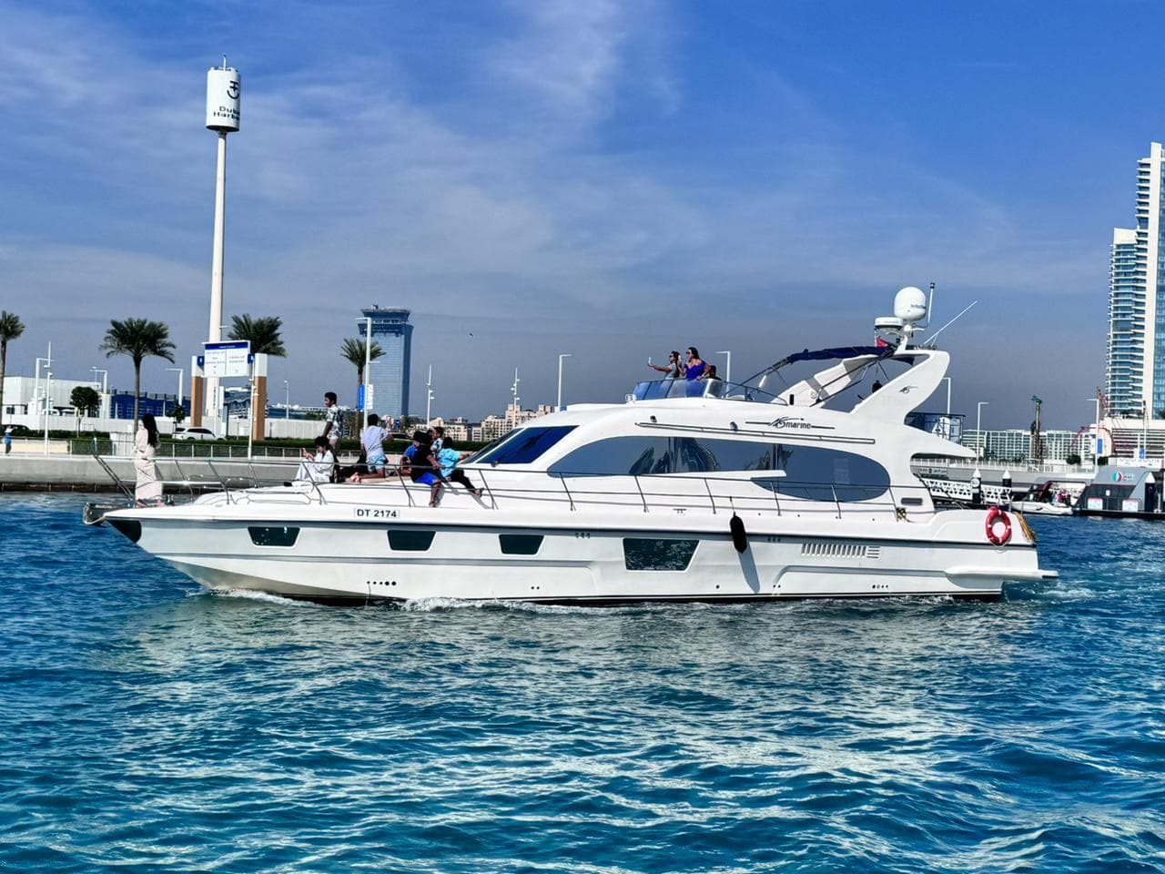 Luxury 66ft Yacht Rental Dubai Marina