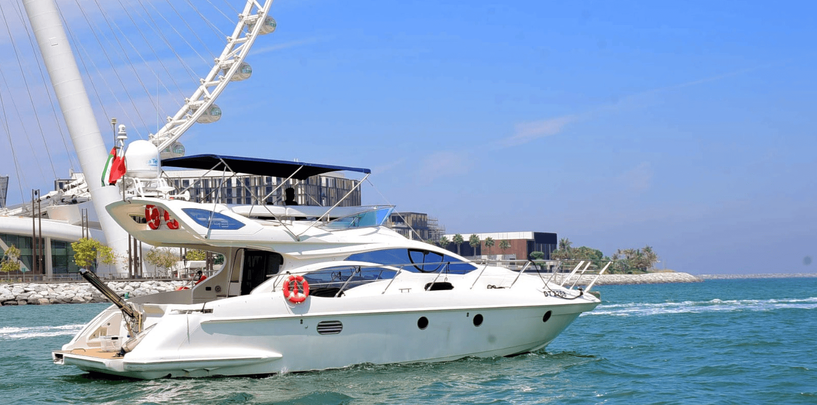 Luxury 43ft Yacht Rental Dubai Marina