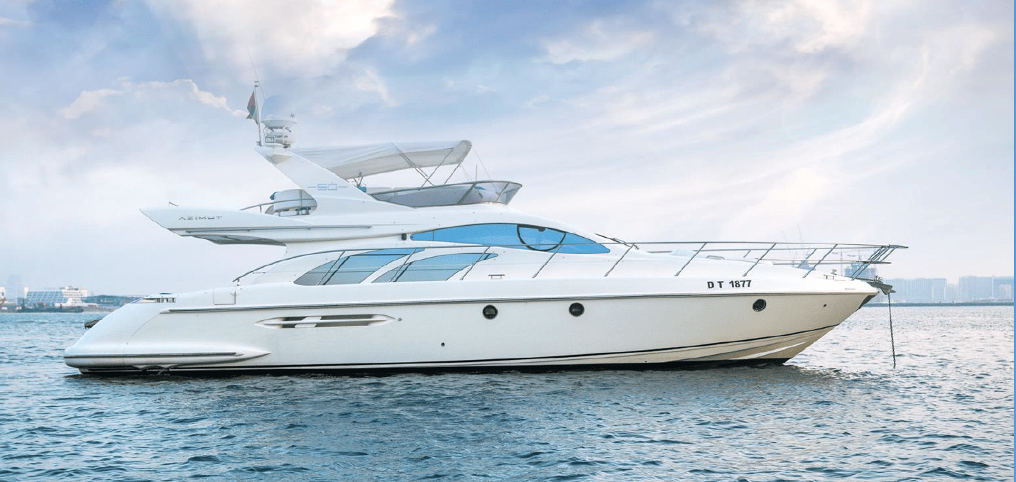 Luxury 50ft Yacht Rental Dubai Marina