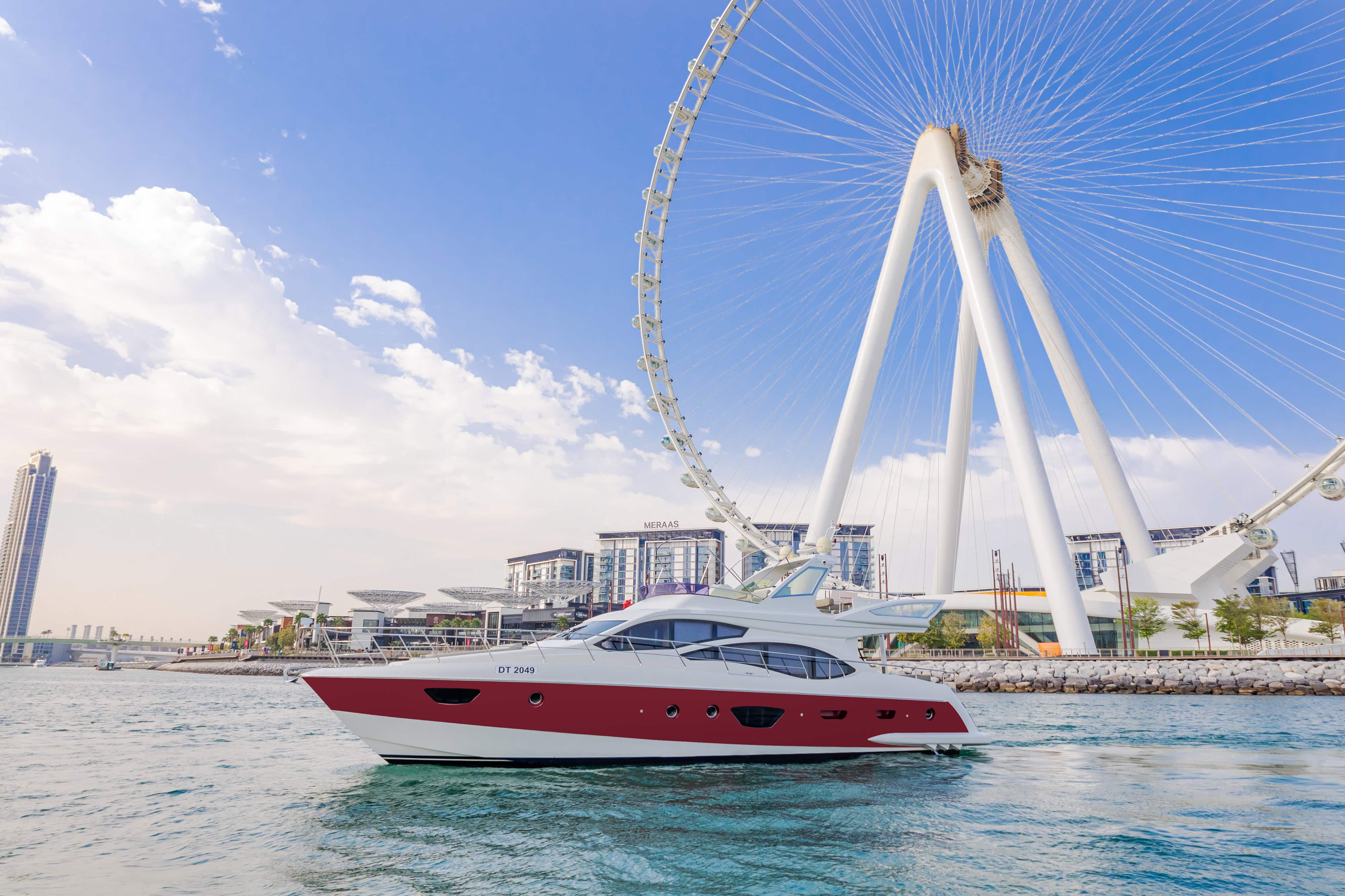 Luxury 62ft Yacht Rental Dubai Marina
