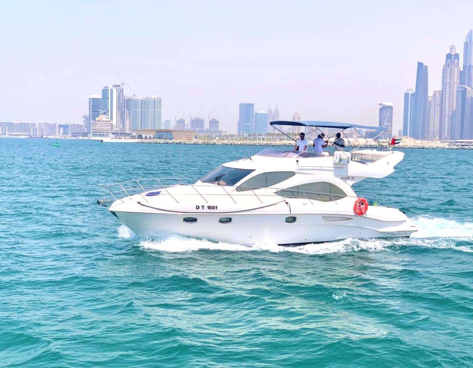 Luxury 44ft Yacht Rental Dubai Marina