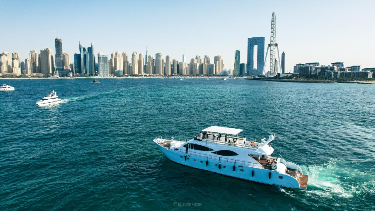 120ft Lafet Yacht — yacht rental in Dubai Harbour, Dubai Marina, AED 3,500/hour