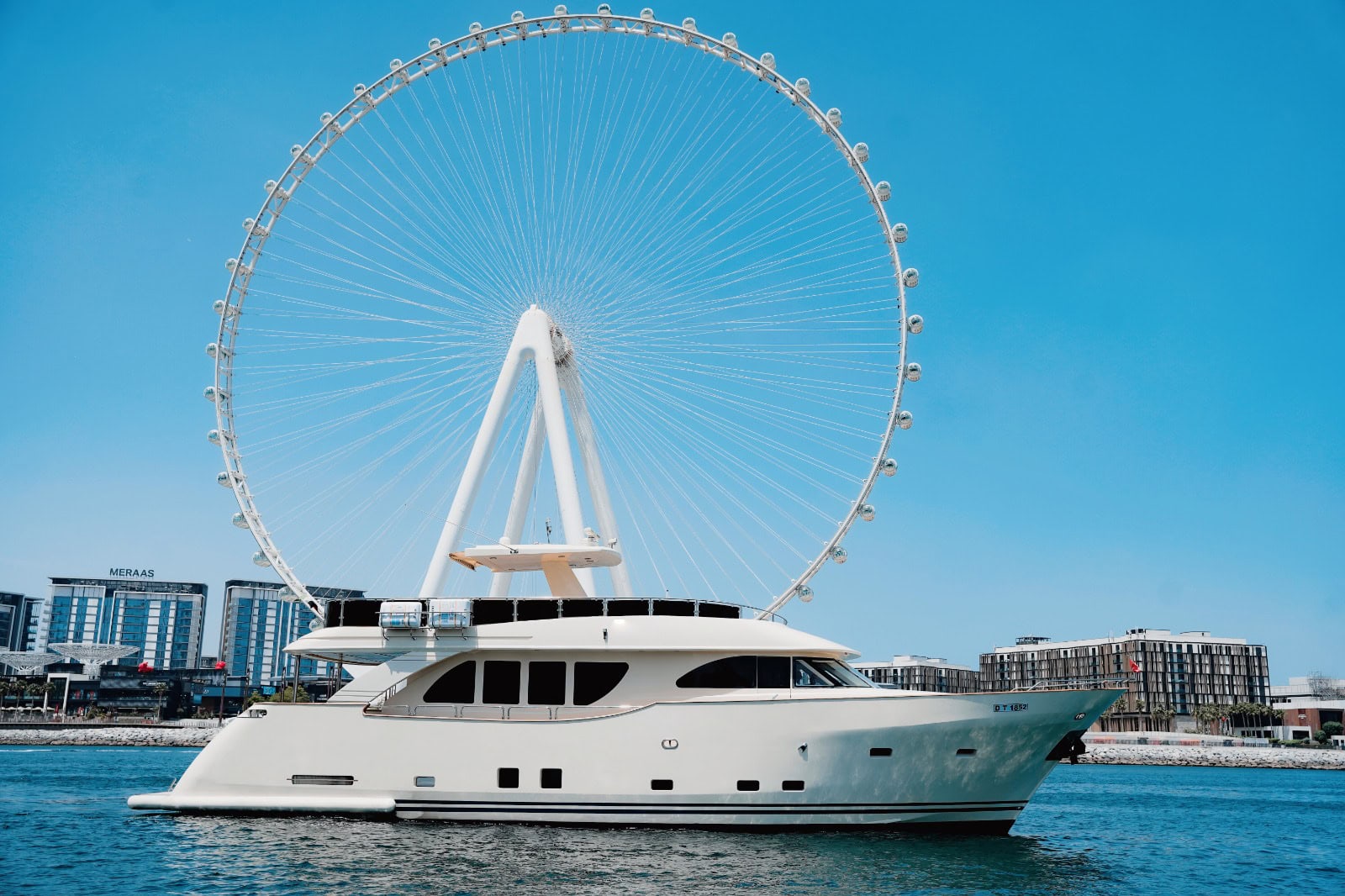 Luxury 92ft Yacht Rental Dubai Marina