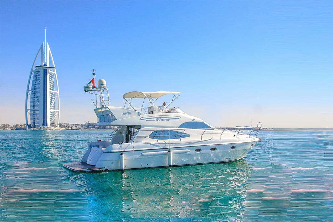 50ft AS Marine DH Yacht — yacht rental in Dubai Harbour, Dubai Marina, AED 600/hour