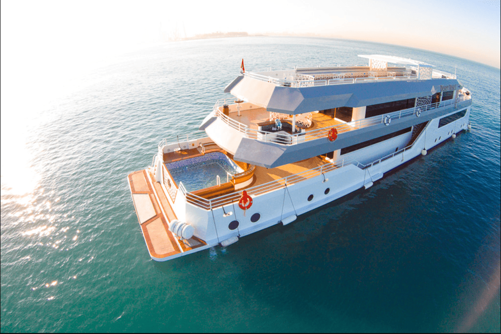 155FT Event Yacht Parties — yacht rental in Dubai Marina, AED 7,500/hour