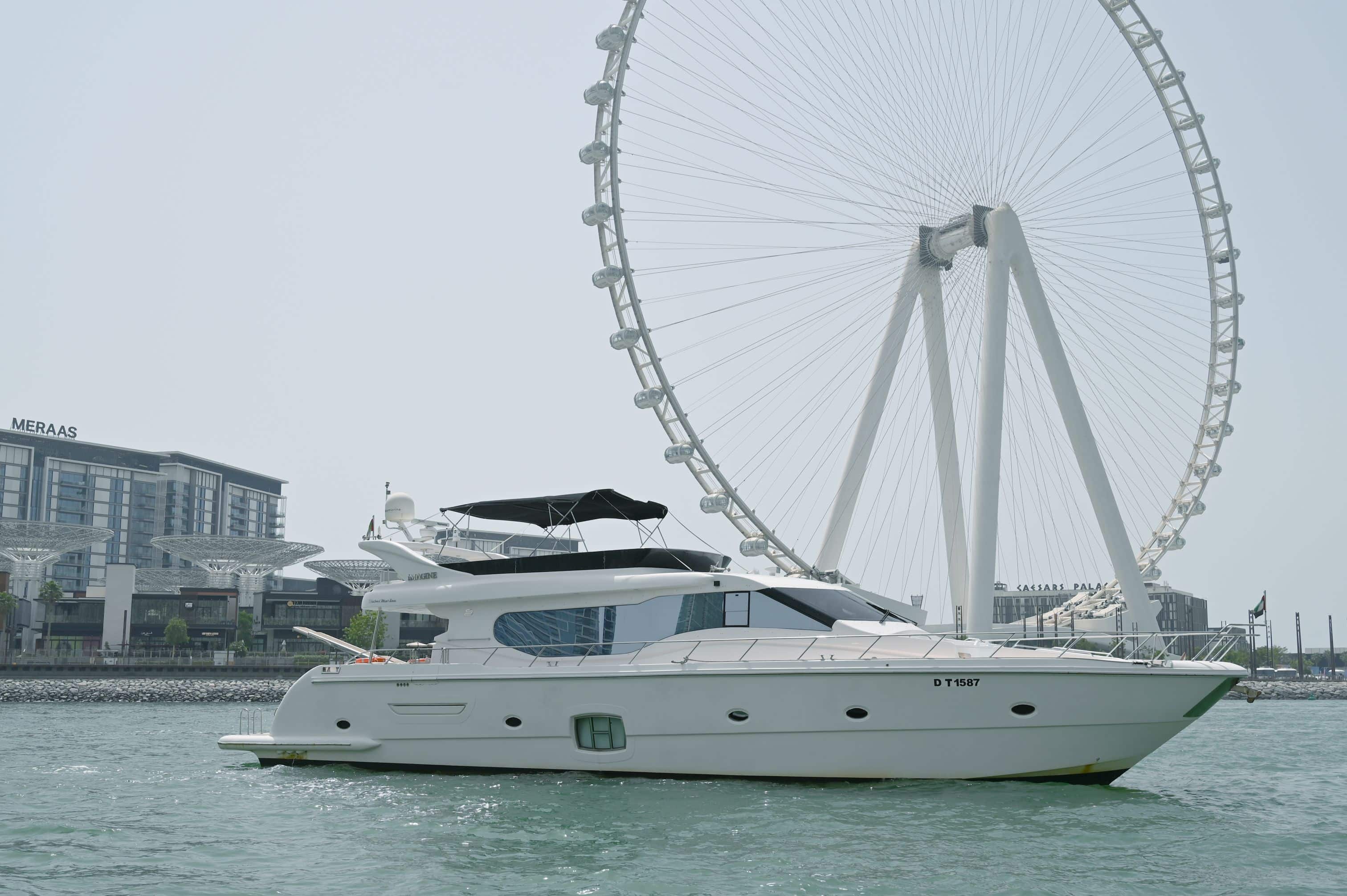 Luxury 88ft Yacht Rental Dubai Marina