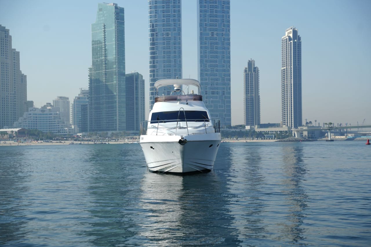 Luxury 55ft Yacht Rental Dubai Marina