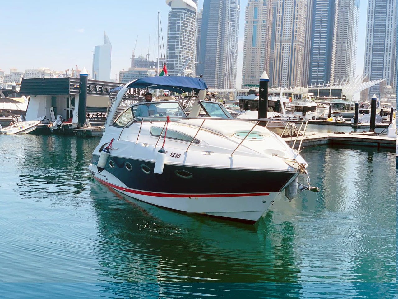 Luxury 34ft Yacht Rental Dubai Marina