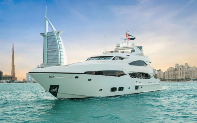 131ft VIP SUNSEEKER LUCIEN — yacht rental in Dubai Harbour, Dubai Marina, AED 15,000/hour